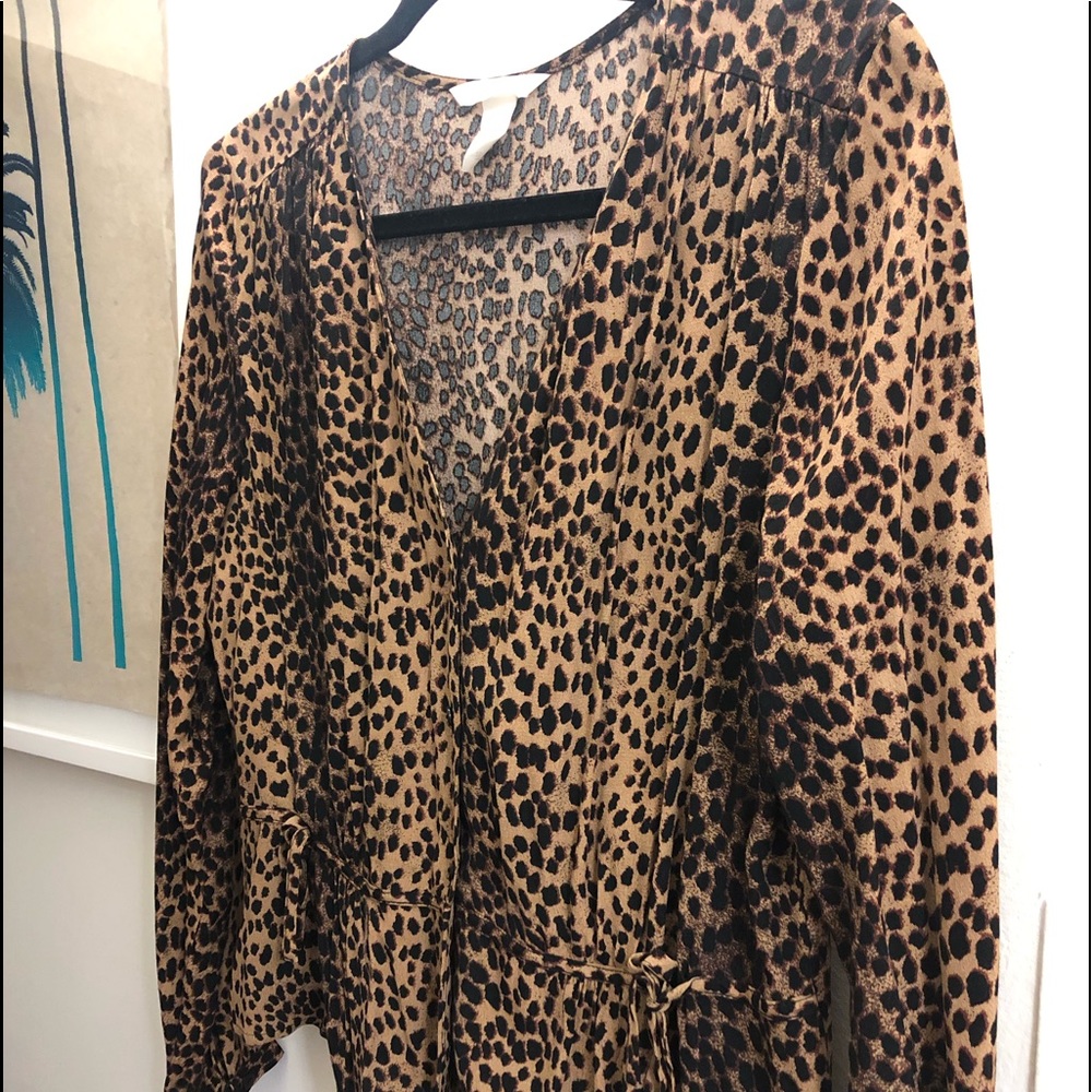 CHEETAH PRINT BLOUSE